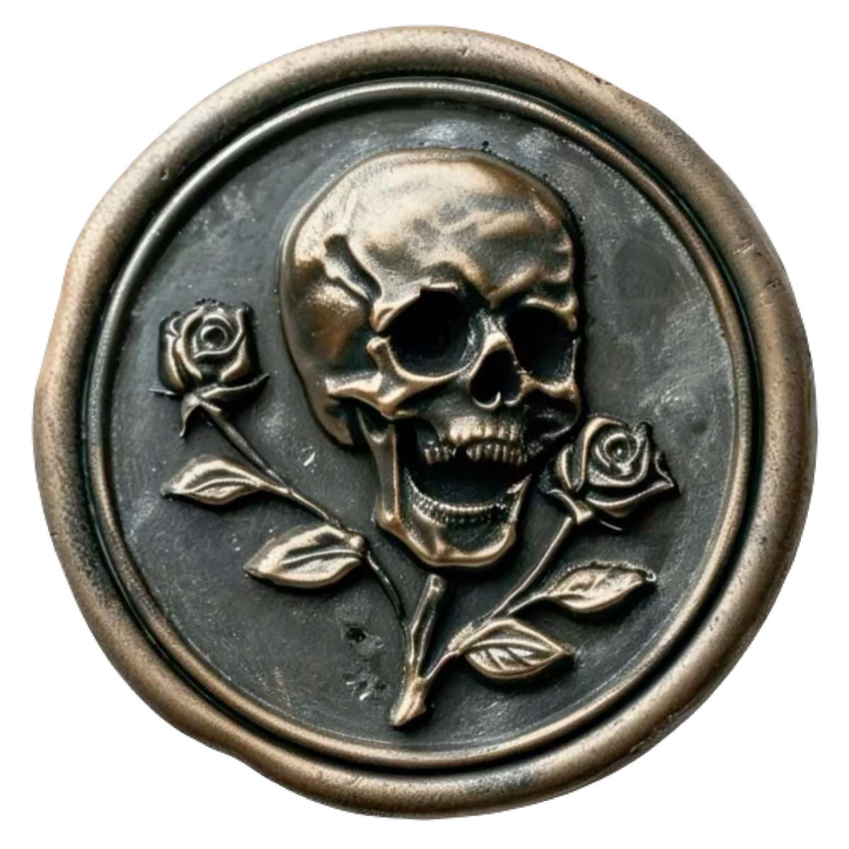 skull wax seal